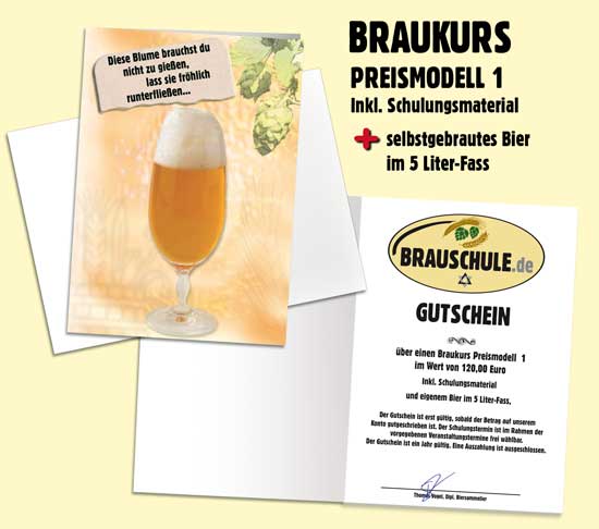 Braukursgutschein-Preismodell 1